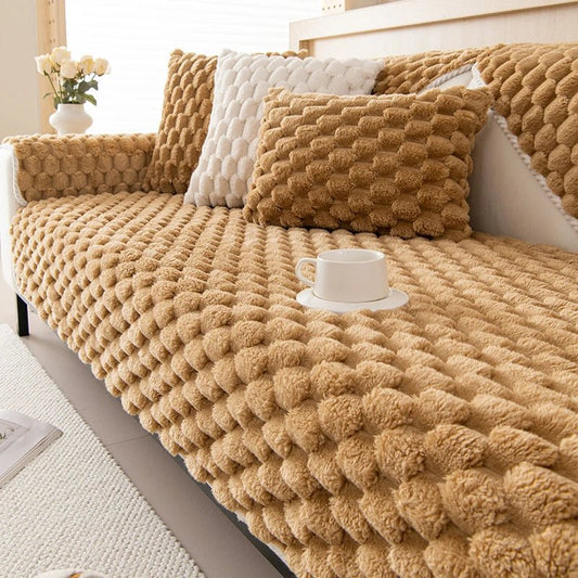 Anti-Scratch Thick and Soft Towel Winter Sofa Decor Cover