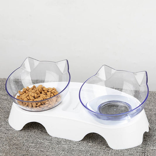 Cervical Spine Neck Guard Transparent Water & Food Bowls