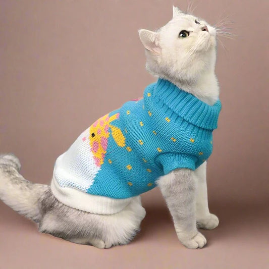 Winter Cat Pullover Ropa: Fashionable Winter Pet Jumpers & Cat Hoodies