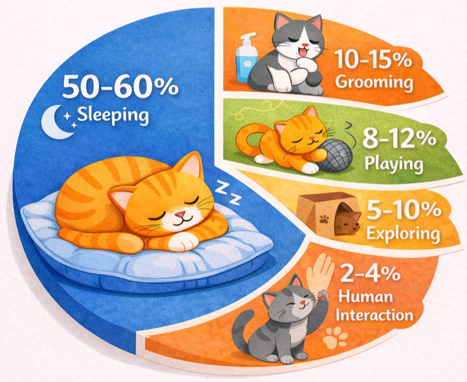 How Indoor Cats Spend Their Day 