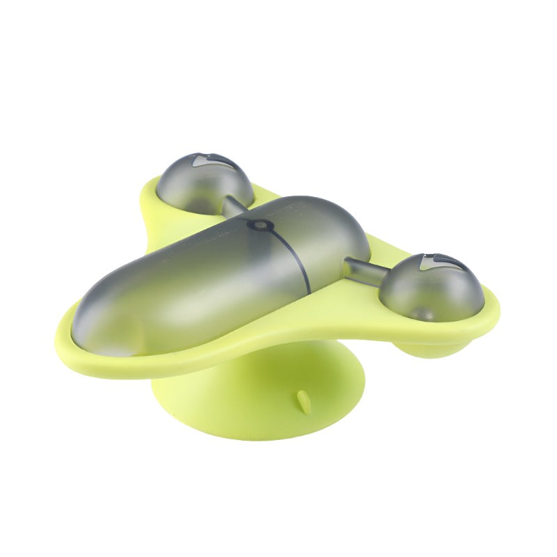 Rotating Plane Treat Leaking Cat Toy