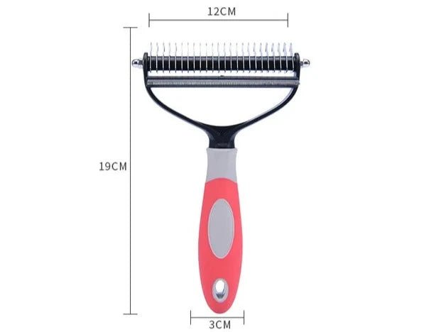 2-in-1 Pet Shedding Tool - Opens Hair Knots