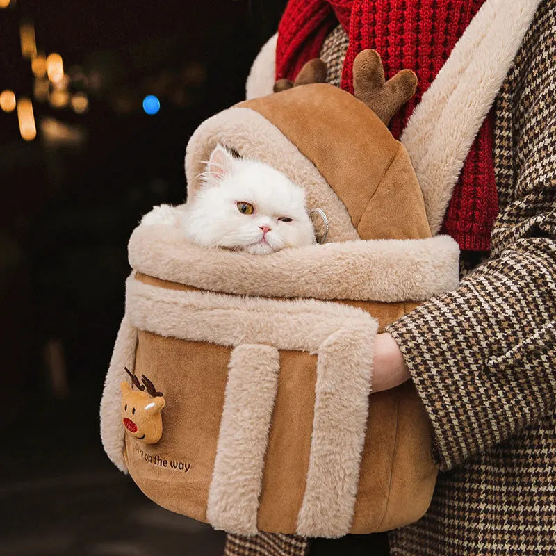 Portable Travel Kitty Pet Carrier Tummy Bag