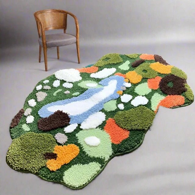 3D Terrain Soft Feel Moss Carpets