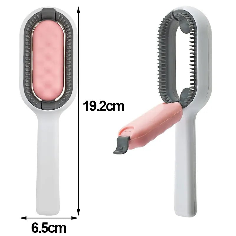 4-in-1 Double Sided Pet Hair & Knot Removal Comb with Water Tank