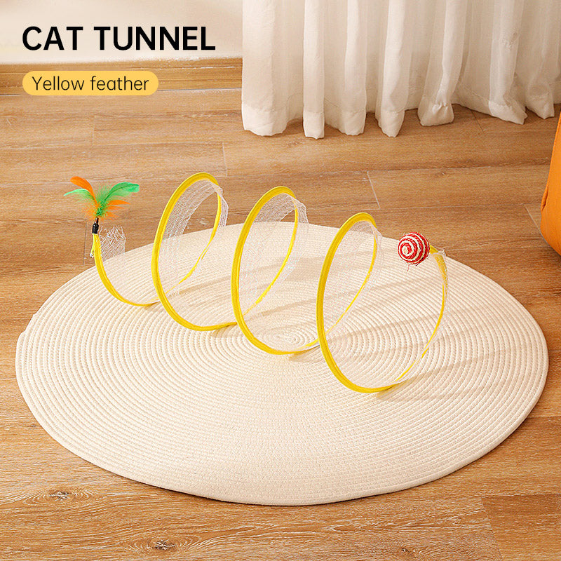 S-Shaped Cat Tunnel Toy