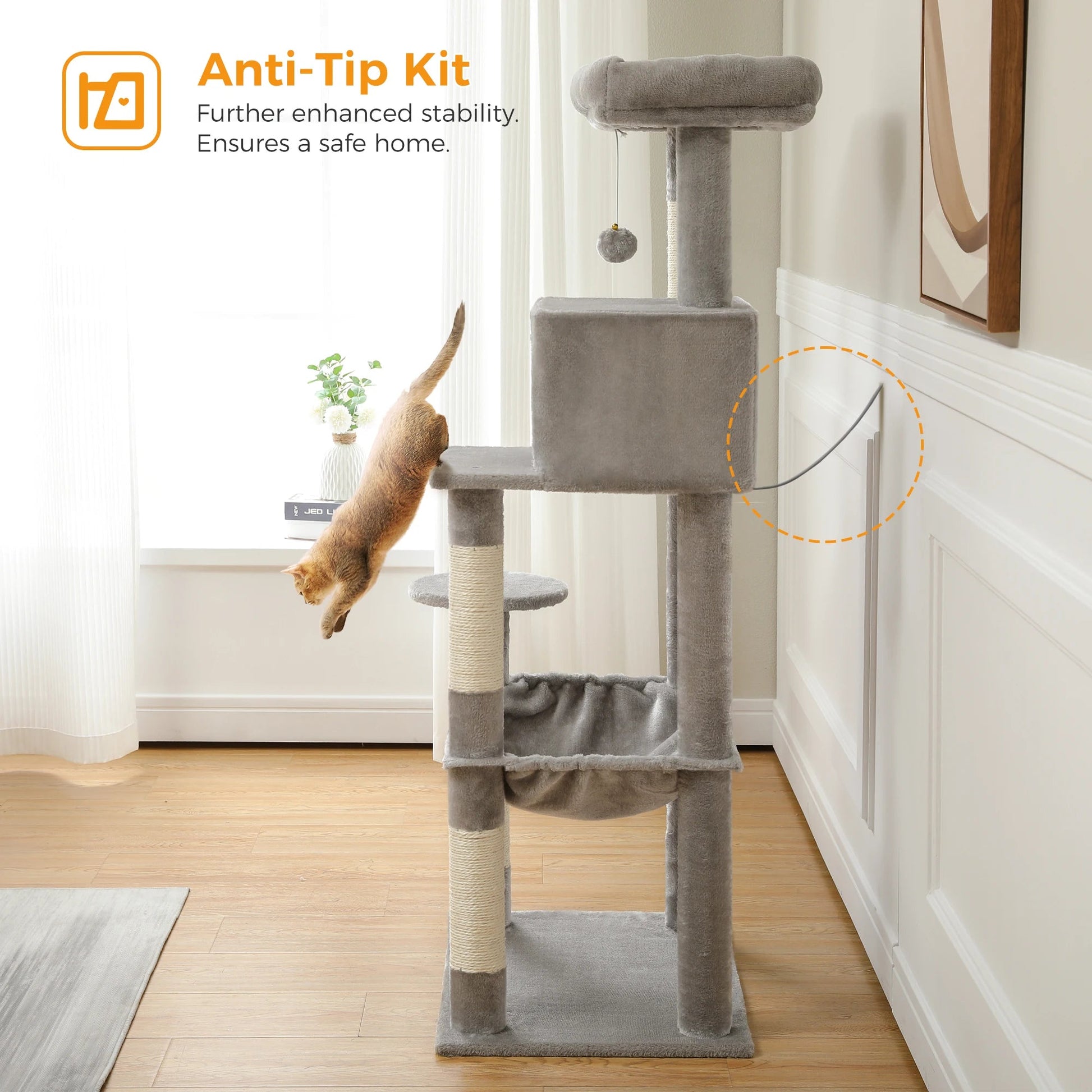 5-Level Cat Tower Hammock