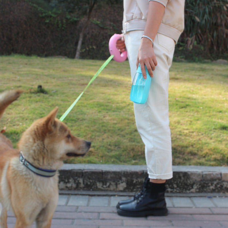 550ML Large Capacity Portable Outdoor Water Bottle with Drinking Cup