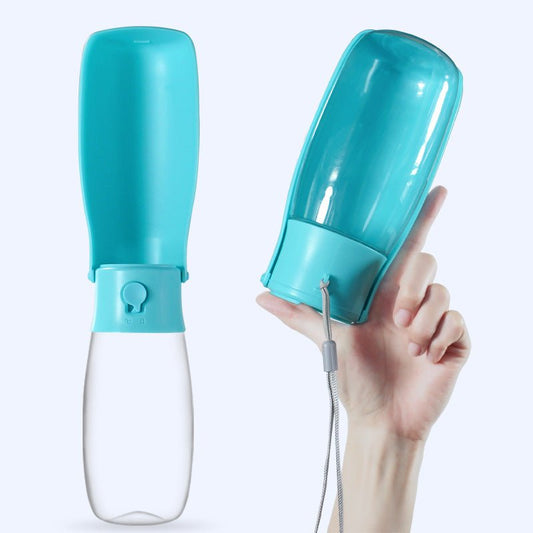 550ML Large Capacity Portable Outdoor Water Bottle with Drinking Cup