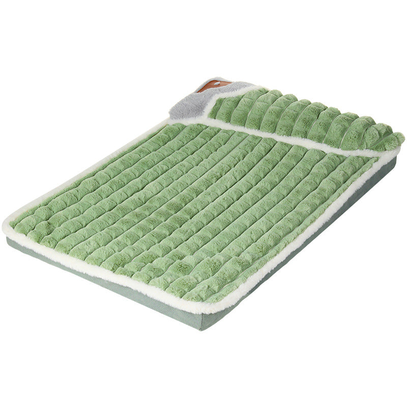Plush Sleeping Mattress Calming Bed with Removable Cover