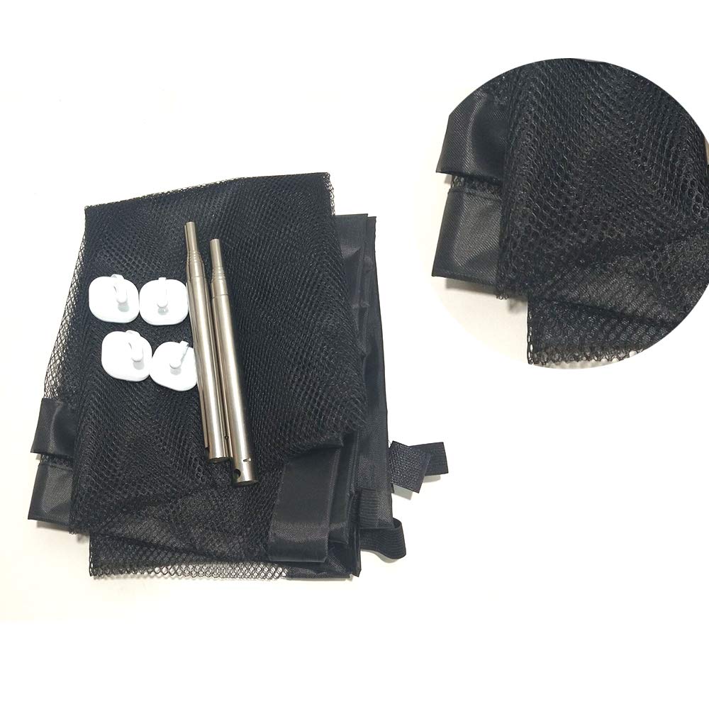Pet Zipper Barrier Fences with Portable Folding Breathable Mesh