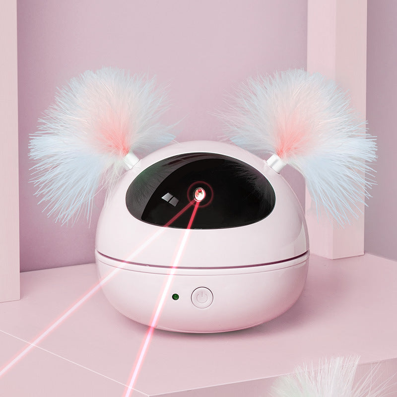 Electric Feather Infrared Laser Cat Toy