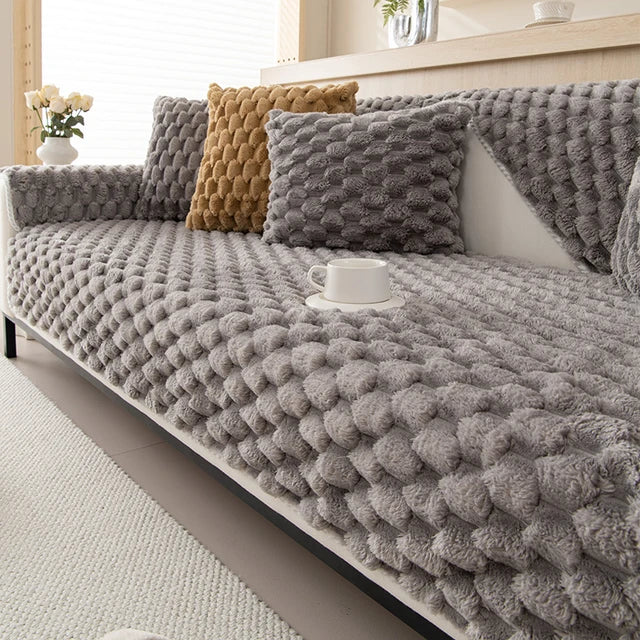 Anti-Scratch Thick and Soft Towel Winter Sofa Decor Cover
