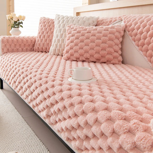 Anti-Scratch Thick and Soft Towel Winter Sofa Decor Cover