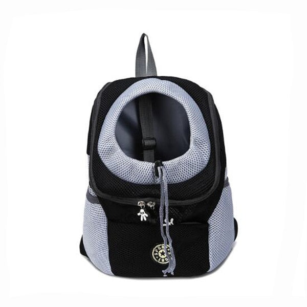 Outdoor Nylon Mesh Double Shoulder Pet Carrier Bag
