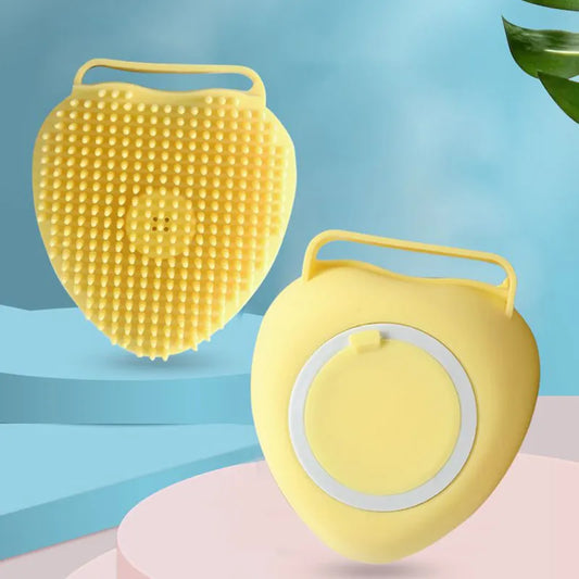 Cat Bath Soft Silicone Massage Brush