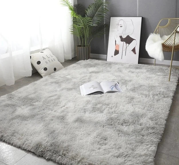 Modern Fluffy Anti-Slip Washable Carpet for Living Room