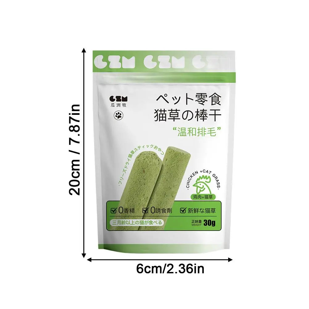 Cat Grass Teeth Grinding Stick (6 Pieces)