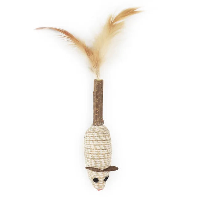 Cat Toys Silvervine Chew Stick for Cleaning Teeth with Silvervine, Hemp, and Lafite Grass