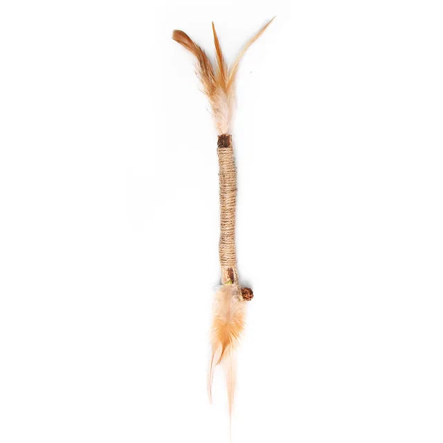 Cat Toys Silvervine Chew Stick for Cleaning Teeth with Silvervine, Hemp, and Lafite Grass