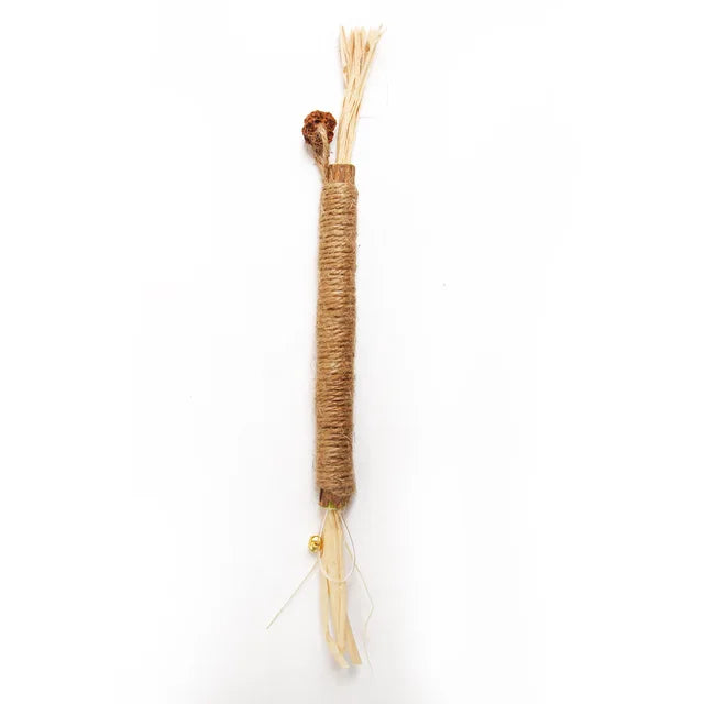 Cat Toys Silvervine Chew Stick for Cleaning Teeth with Silvervine, Hemp, and Lafite Grass