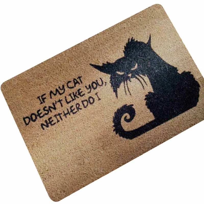 Welcome Cats Entrance Absorbent Anti-Slip Mats