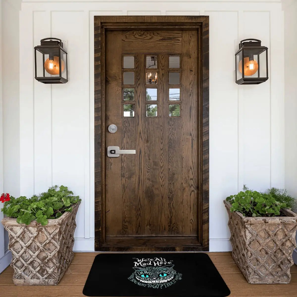 We're All Mad Here Cheshire Cat Absorbent Doormat