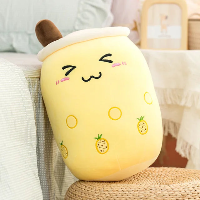 Boba Milk Tea Cat Sleeping Toy