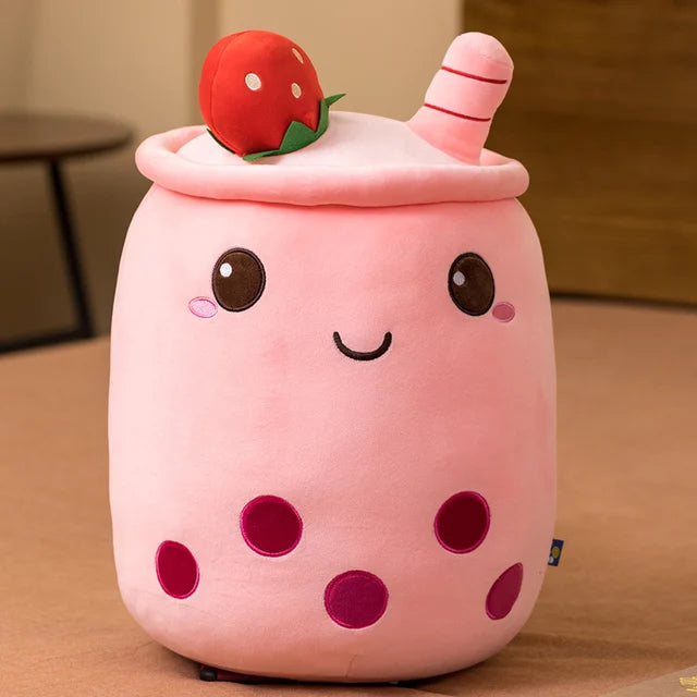 Boba Milk Tea Cat Sleeping Toy
