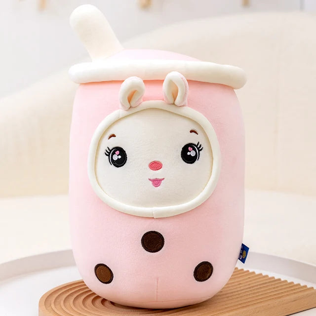 Boba Milk Tea Cat Sleeping Toy