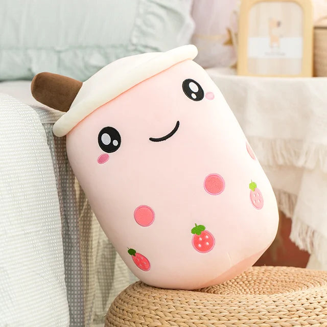 Boba Milk Tea Cat Sleeping Toy