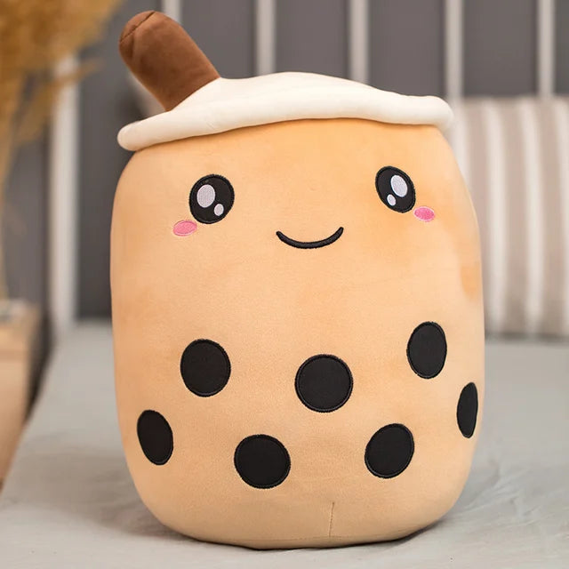 Boba Milk Tea Cat Sleeping Toy