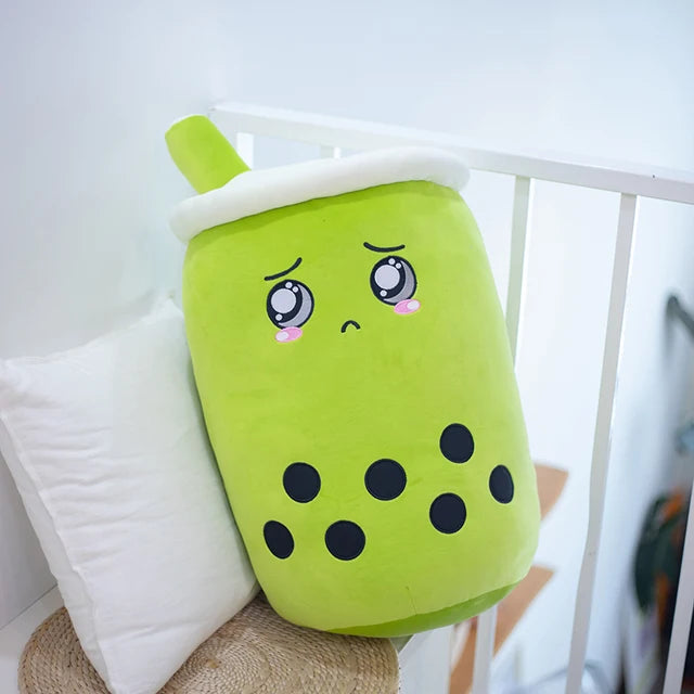 Boba Milk Tea Cat Sleeping Toy