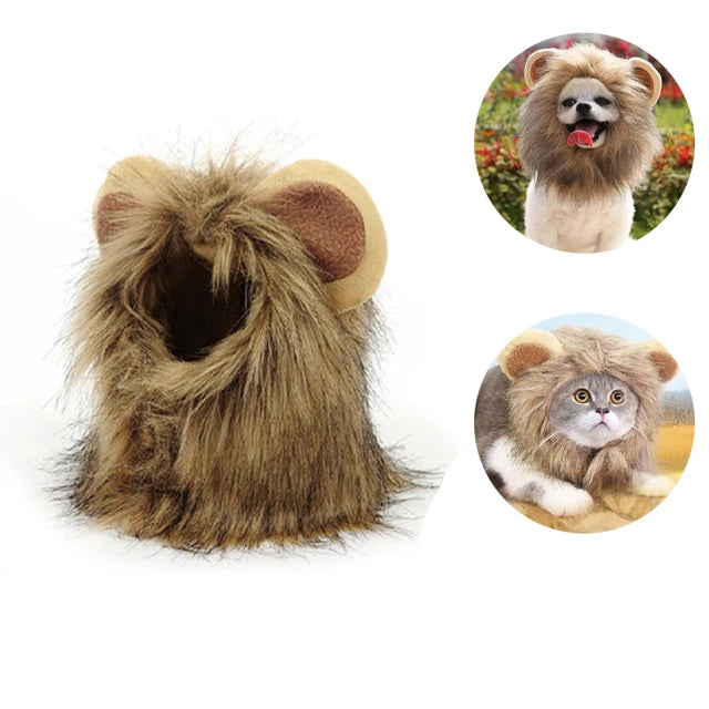 Lion Mane Wig for Cats