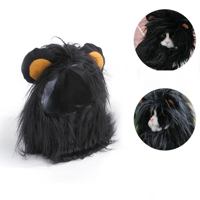 Lion Mane Wig for Cats