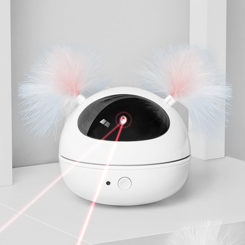 Electric Feather Infrared Laser Cat Toy
