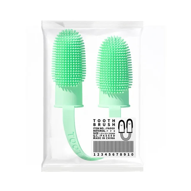 Super Soft Pet Finger Toothbrush Non-Toxic Silicone