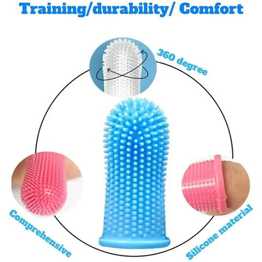 Super Soft Pet Finger Toothbrush Non-Toxic Silicone