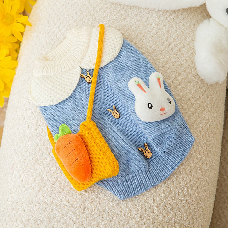 Cat Carrot Purse Sweater Autumn & Winter Clothes