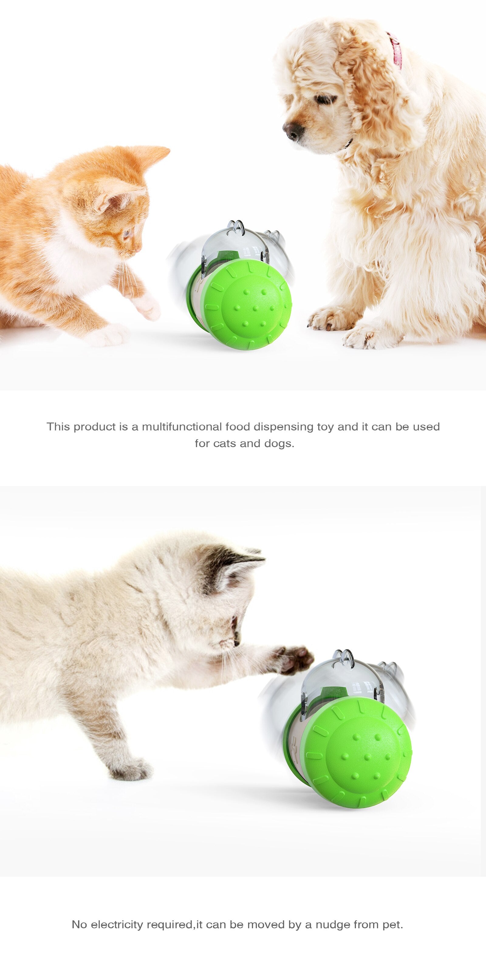 Interactive Wheel Treat Dispenser
