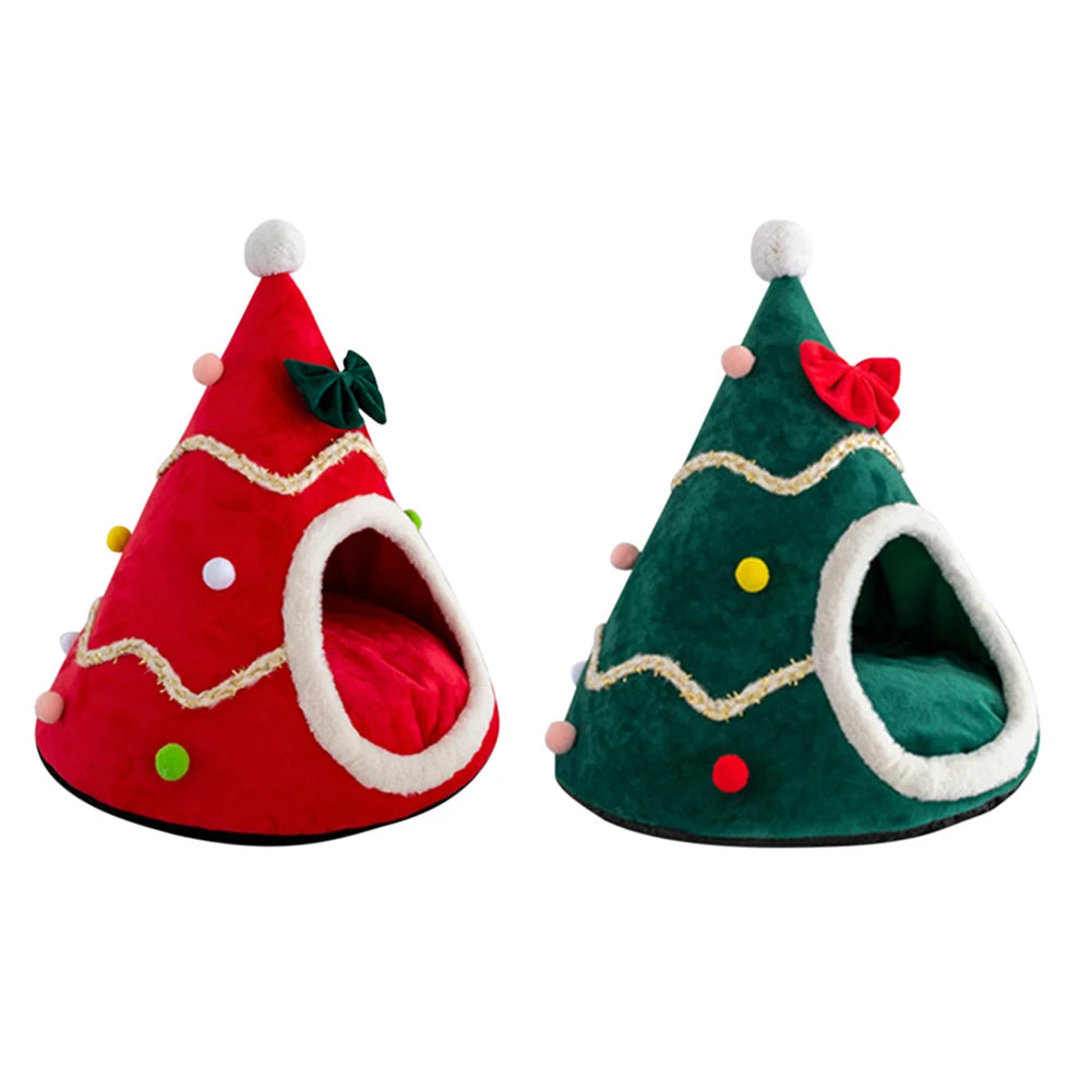 Cozy Christmas Tree Bed