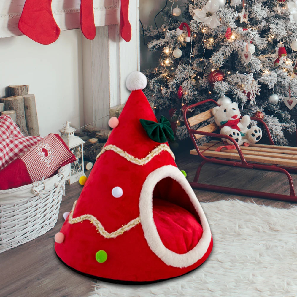 Cozy Christmas Tree Bed