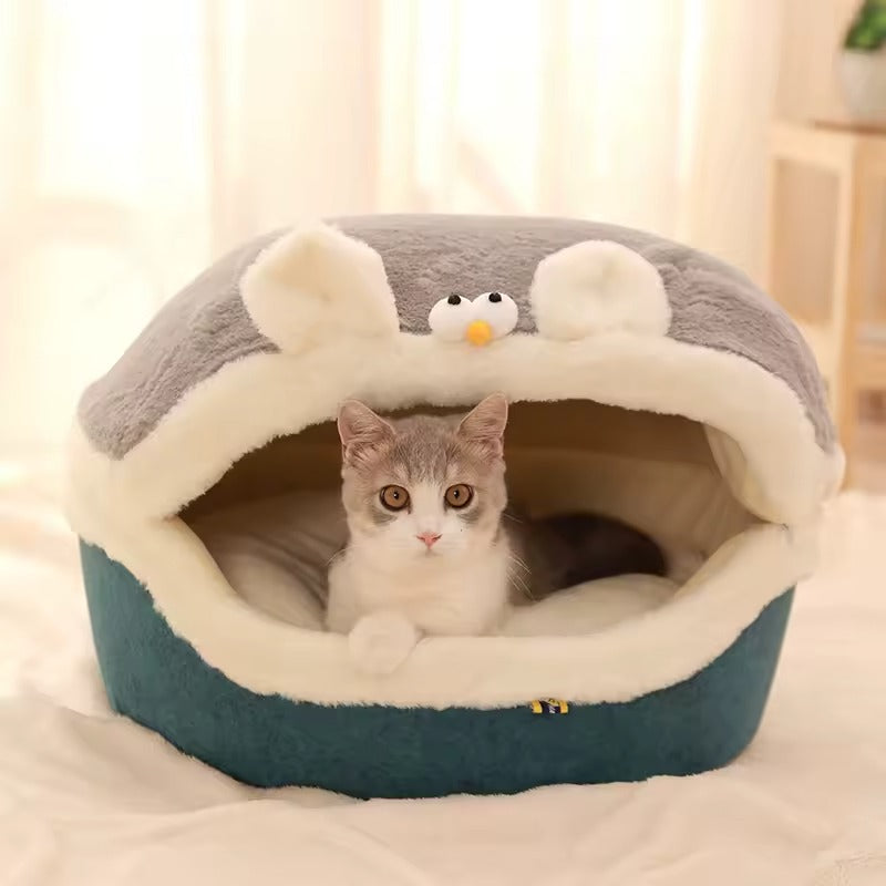 HOOPET Luxury Soft Plush Winter Kennel