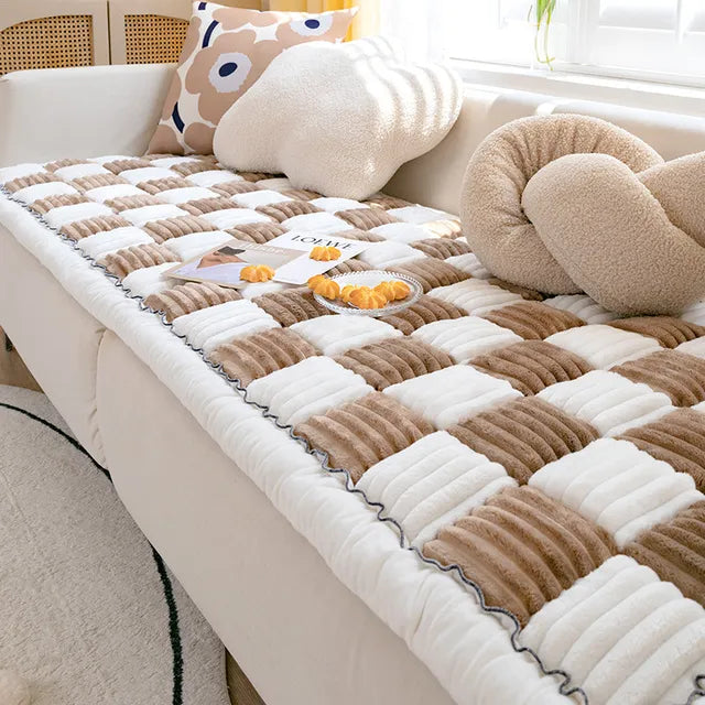 Checkered Scratchable Anti-Slip Cat Sofa Mat