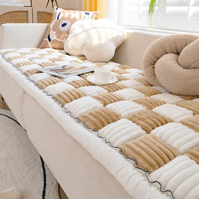 Checkered Scratchable Anti-Slip Cat Sofa Mat