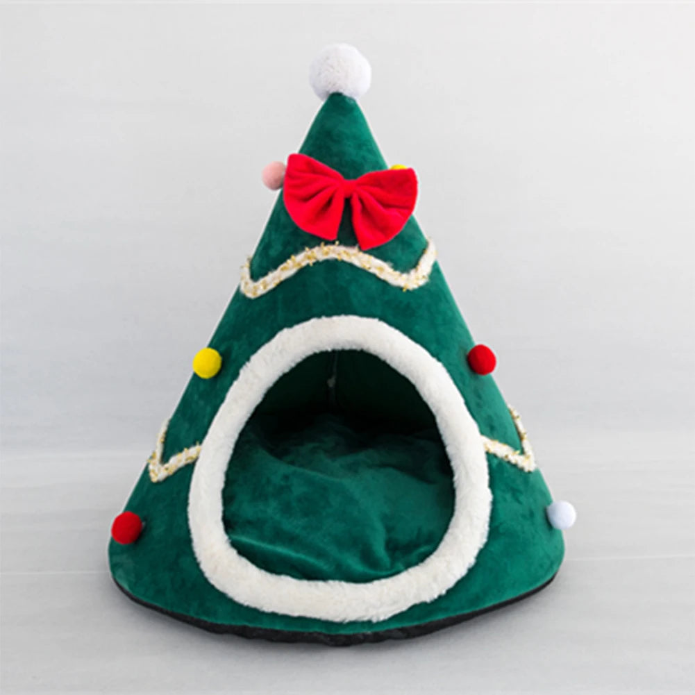 Cozy Christmas Tree Bed