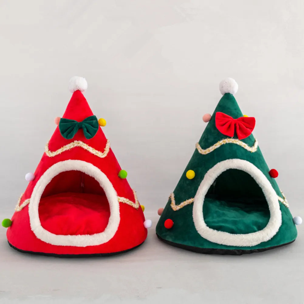 Cozy Christmas Tree Bed