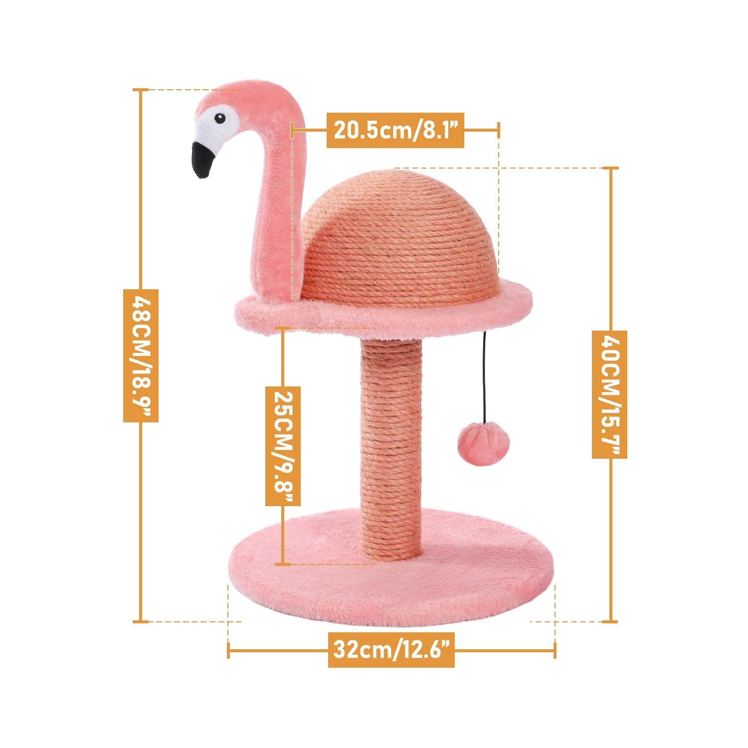 Flamingo & Swan Cat Scratching Posts