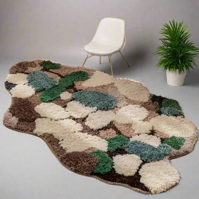 3D Terrain Soft Feel Moss Carpets