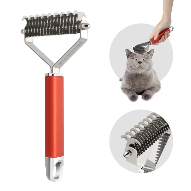 Mewoofun Hair Removal Comb for Dematting and Deshedding